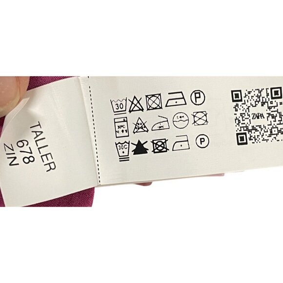 Zara Womens Foulard Scarf Dress XS Pink Floral Printed Sleeveless 3322/307 NWT - Picture 16 of 16